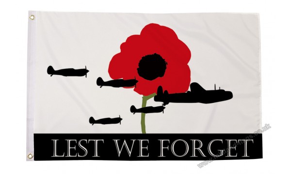 Lest We Forget (RAF) Flag